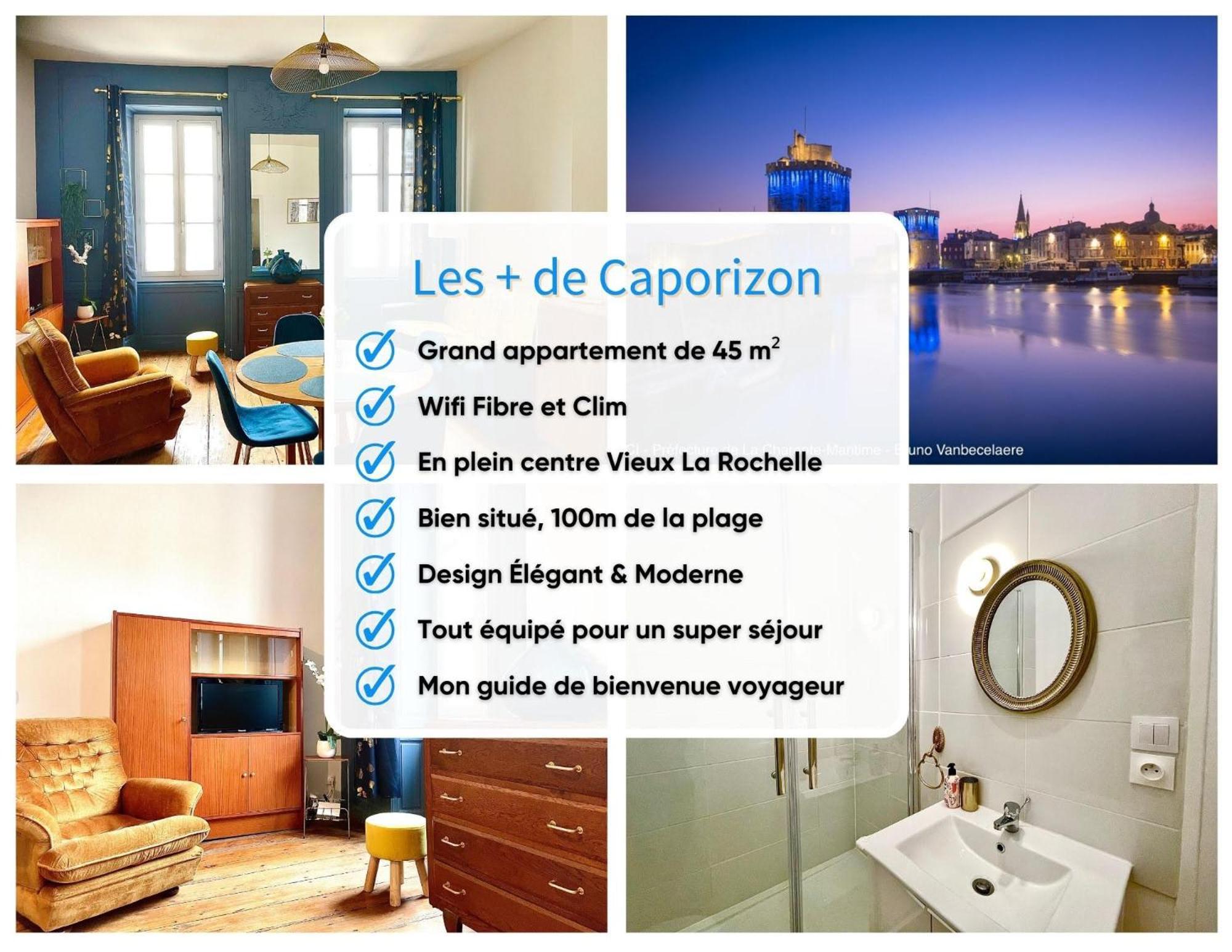 Caporizon-Le Perot-T2 Au Coeur Du Vieux Port 100M Plage La Rochelle  Kültér fotó